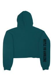 crop fleece hoodie