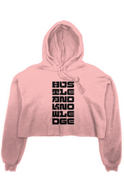 crop fleece hoodie