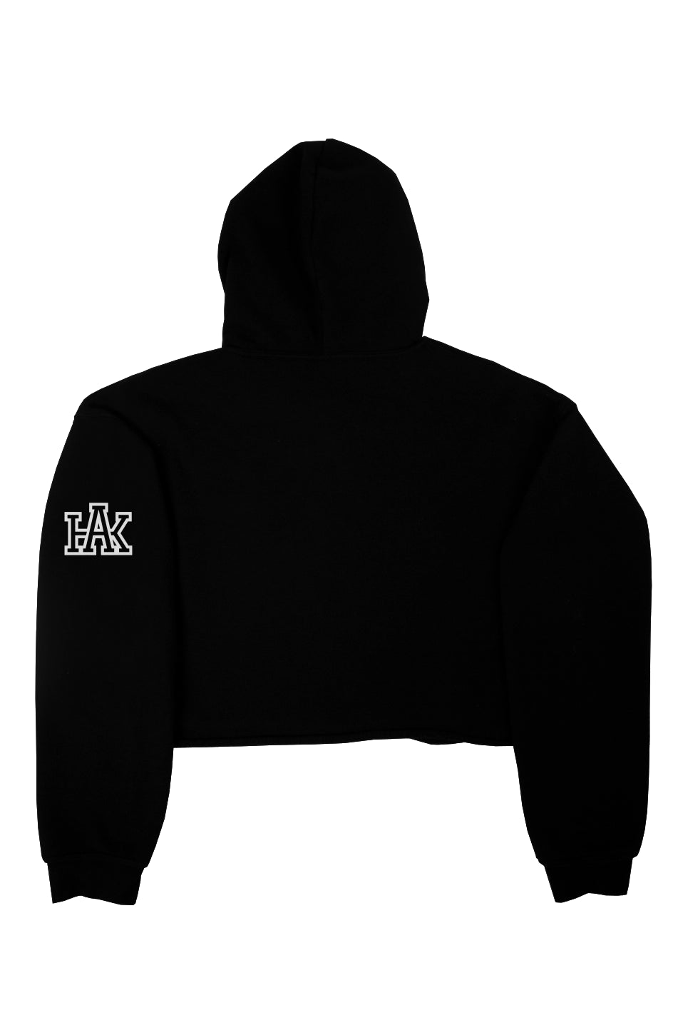 crop fleece hoodie