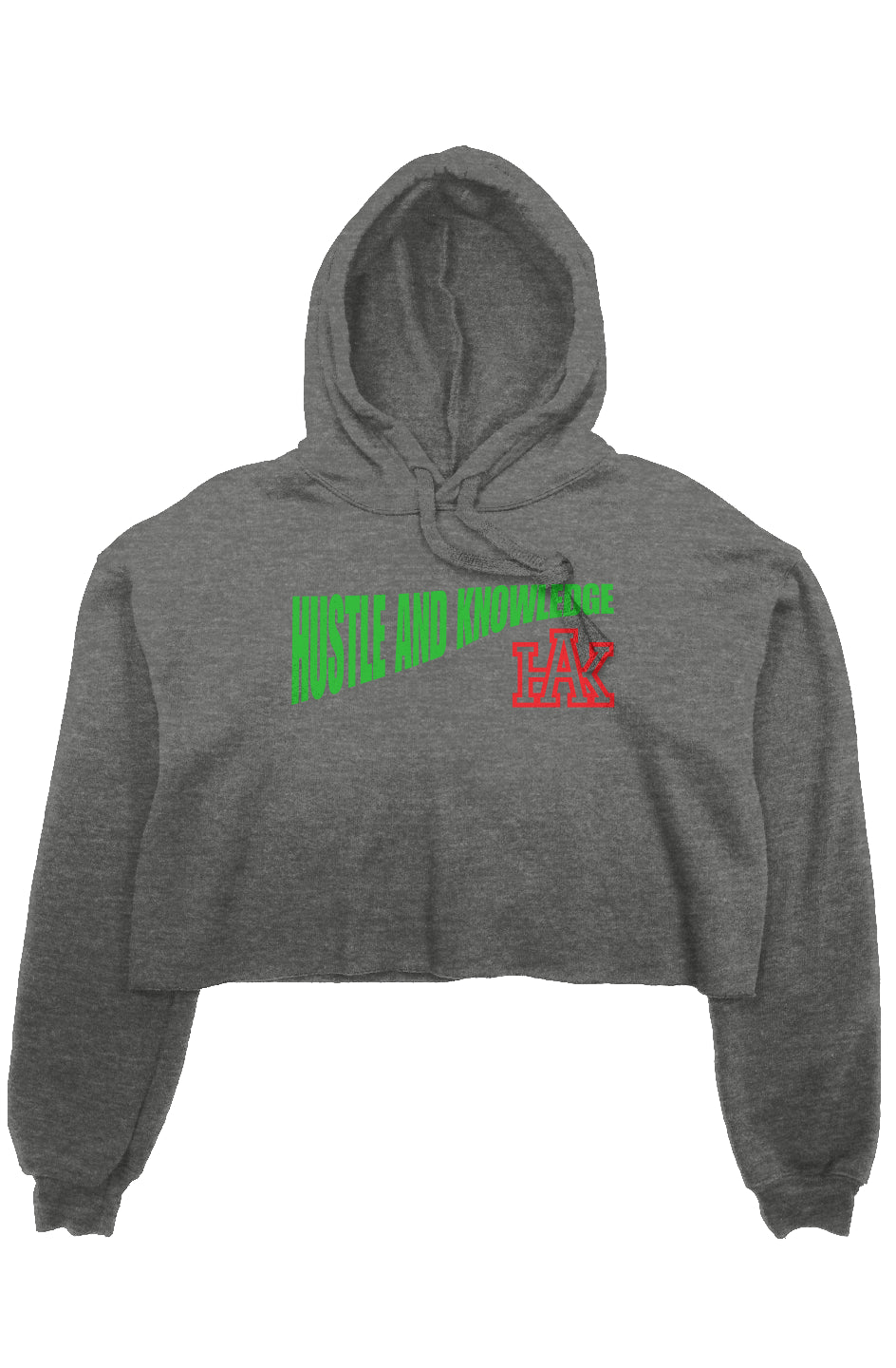 crop fleece hoodie