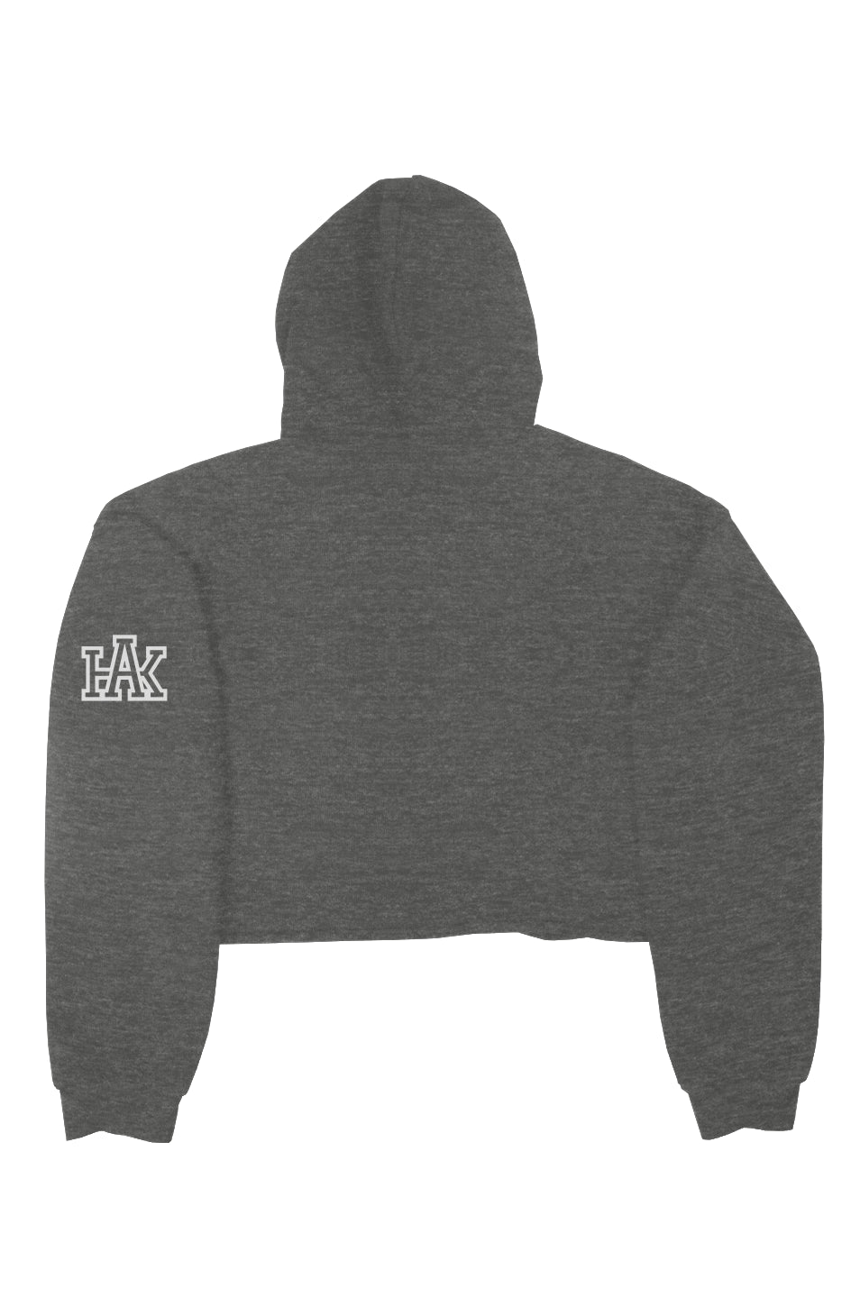 crop fleece hoodie