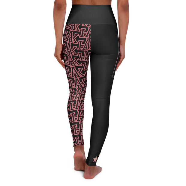 High Waisted Yoga Leggings (AOP)