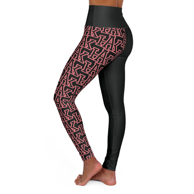 High Waisted Yoga Leggings (AOP)